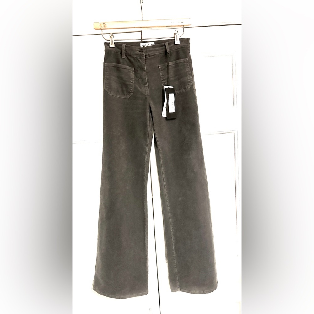 Nili Lotan Florence Pant, Grey Chords